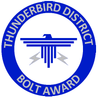 Thunderbird District Bolt Award